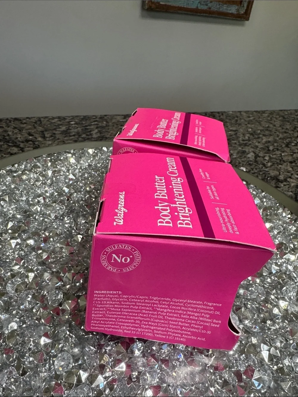 Walgreens Brightening Body Butter Cream - Pink